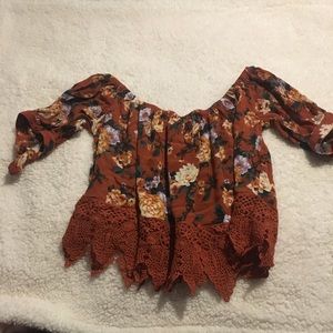 Off shoulder top